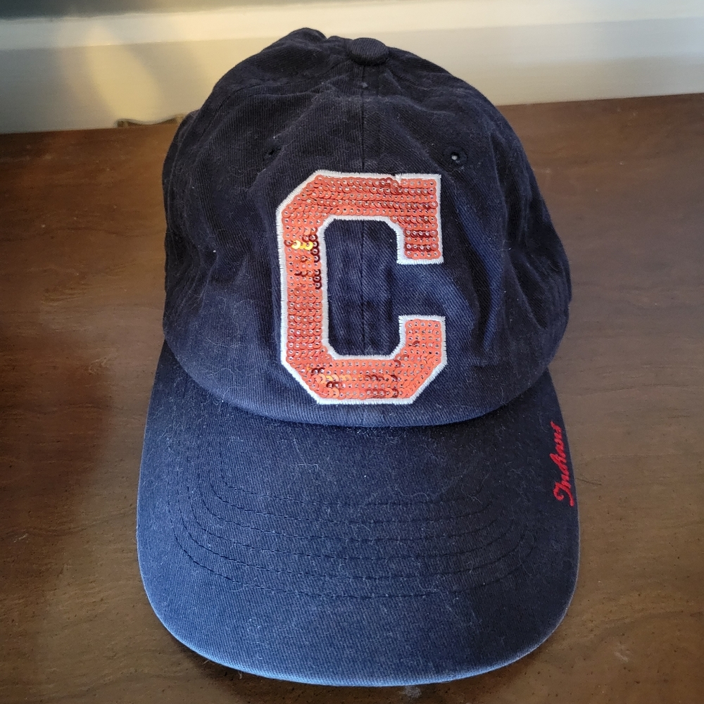Cleveland Baseball Women's Sequin Logo Hat